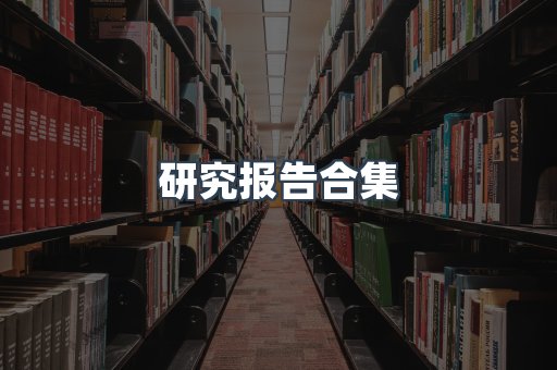 研究报告合集